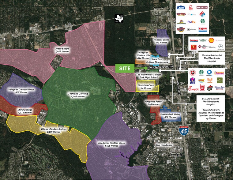 More Photos Of 3707 College Park Dr, The Woodlands Restaurant For Lease