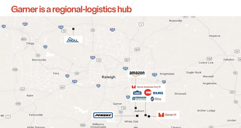 More Photos Of 4520 Guy Rd, Clayton Warehouse For Lease