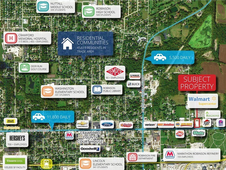 More Photos Of 1302 E Main St, Robinson Storefront For Lease