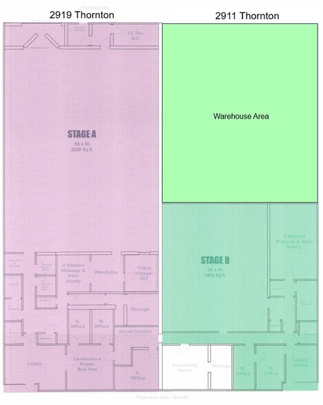 More Photos Of 2909-29121 Thornton Ave, Burbank Manufacturing For Lease