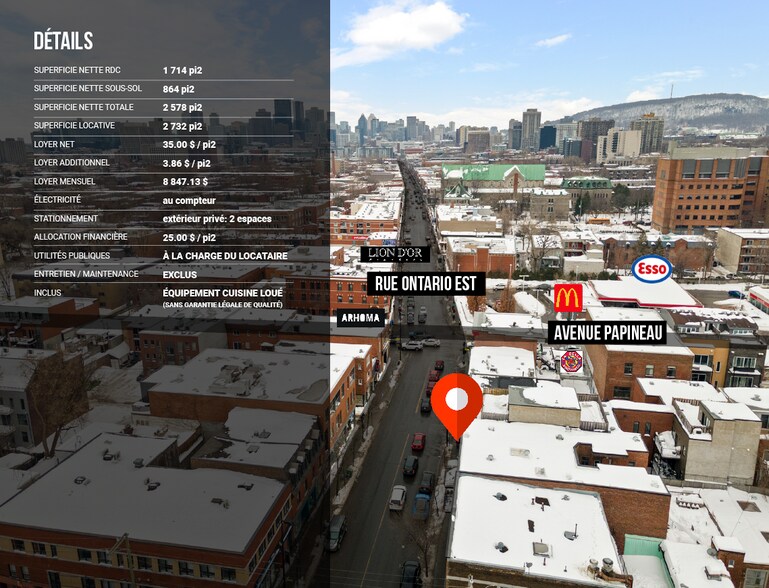 More Photos Of 1821 Rue Ontario E, Montréal Storefront Retail Residential For Lease