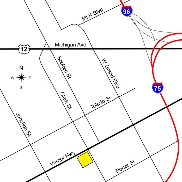 More Photos Of 1601 Clark St, Detroit Office Residential For Sale