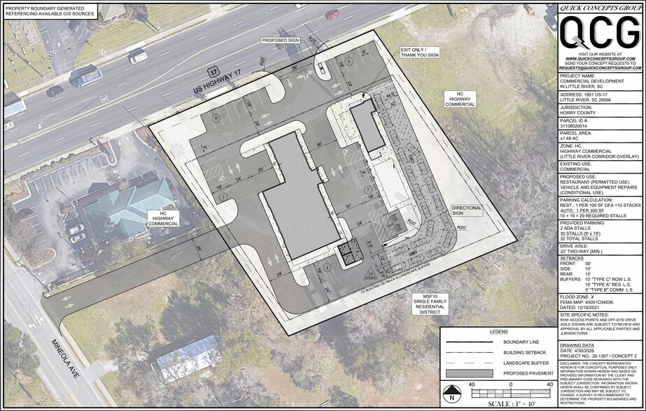 More Photos Of 1630 US 17 & 4309 Mineola Ave, Little River Land For Lease