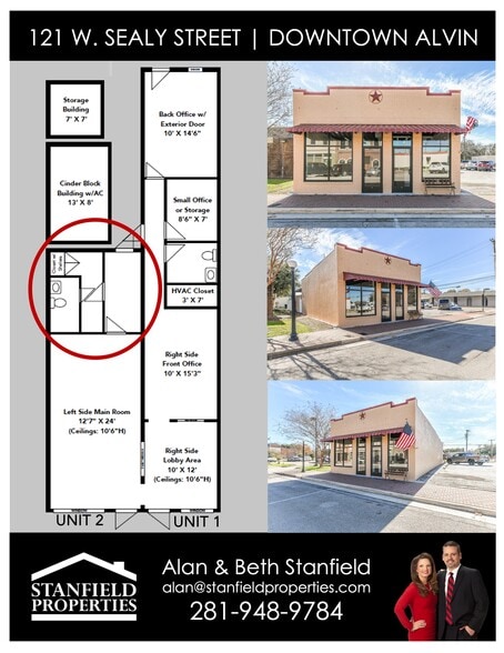 More Photos Of 121 W Sealy St, Alvin Freestanding For Sale