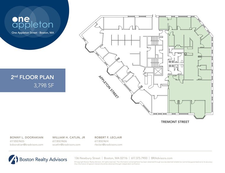 More Photos Of 1-3 Appleton St, Boston Office For Lease