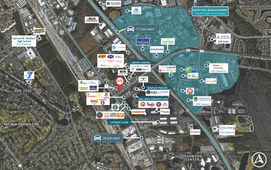 More Photos Of 5081 J Turner Butler Blvd, Jacksonville Fast Food For Lease
