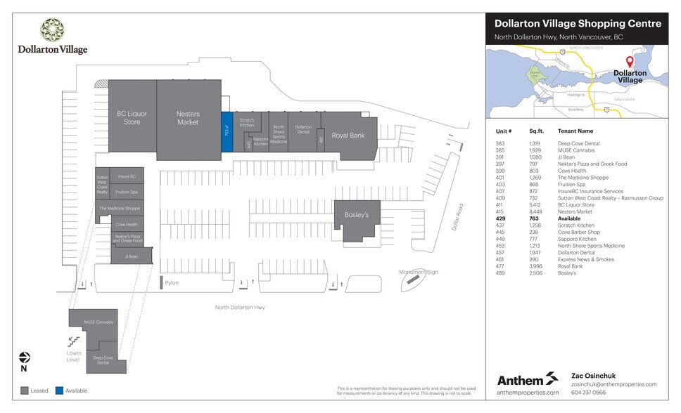 Primary Photo Of 383-477 Dollarton Hwy, North Vancouver Storefront For Lease