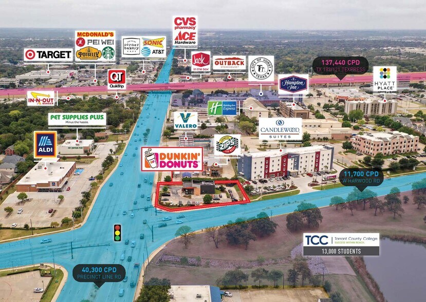 More Photos Of 1661 Precinct Line Rd, Hurst Restaurant For Sale