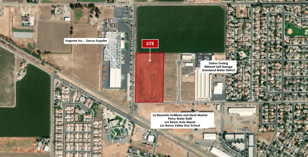 Primary Photo Of 604 Willmott Ave, Los Banos Land For Sale