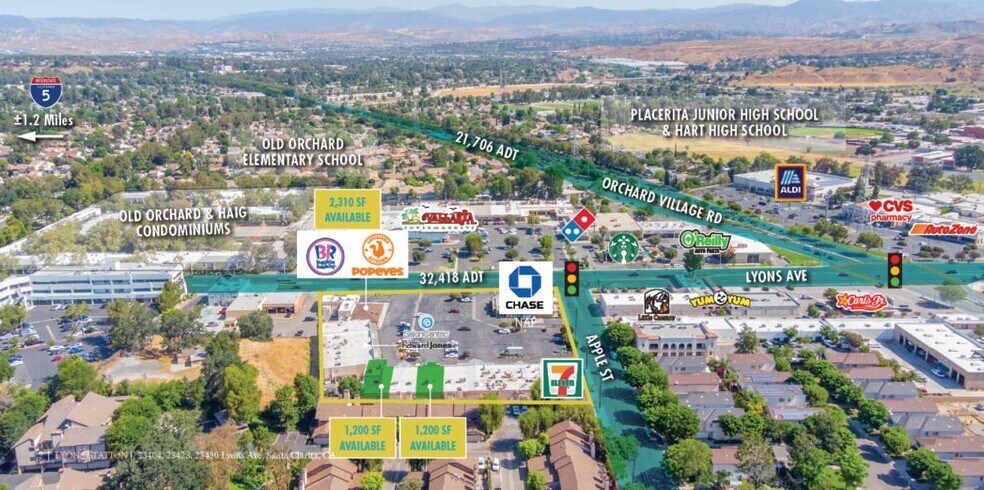 More Photos Of 23404-23420 Lyons Ave, Newhall Unknown For Lease