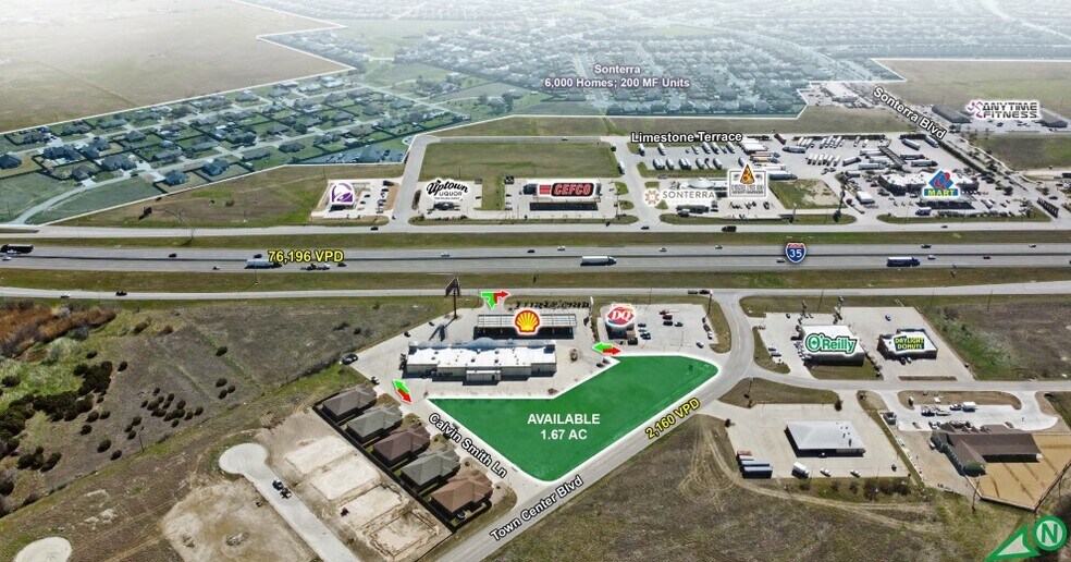 Primary Photo Of 11775 N Interstate 35 Blvd, Jarrell Land For Sale