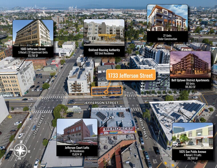 More Photos Of 1719-1733 Jefferson St, Oakland Storefront For Sale
