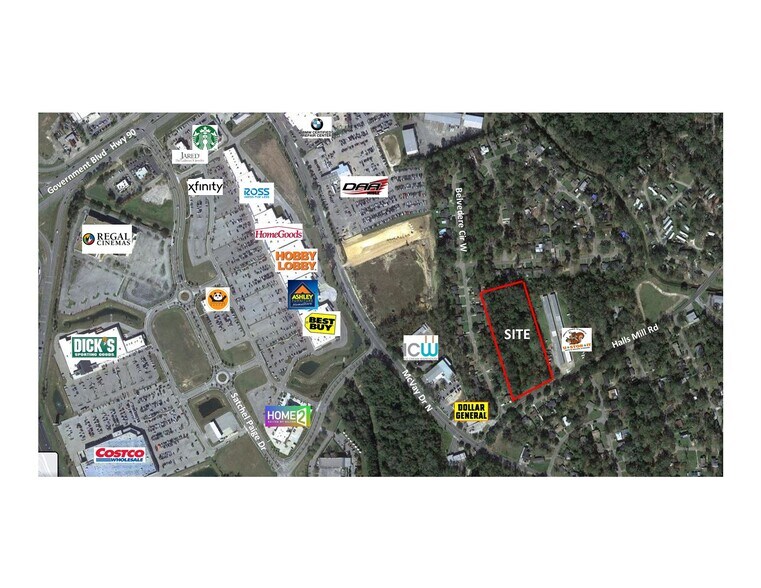 More Photos Of 2910 Halls Mill Rd, Mobile Land For Sale