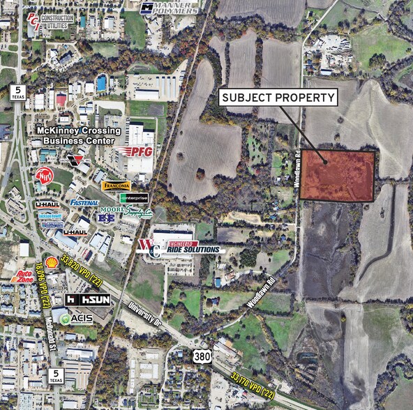 Primary Photo Of Woodlawn Rd @ Highway 380, McKinney Land For Sale