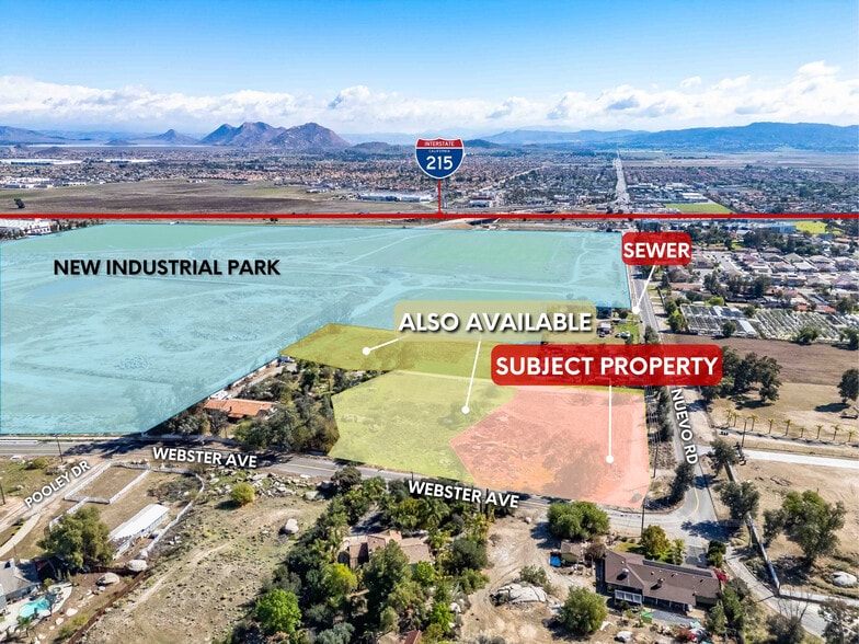 More Photos Of NE Corner of Nuevo Rd. and Webster Ave, Perris Land For Sale