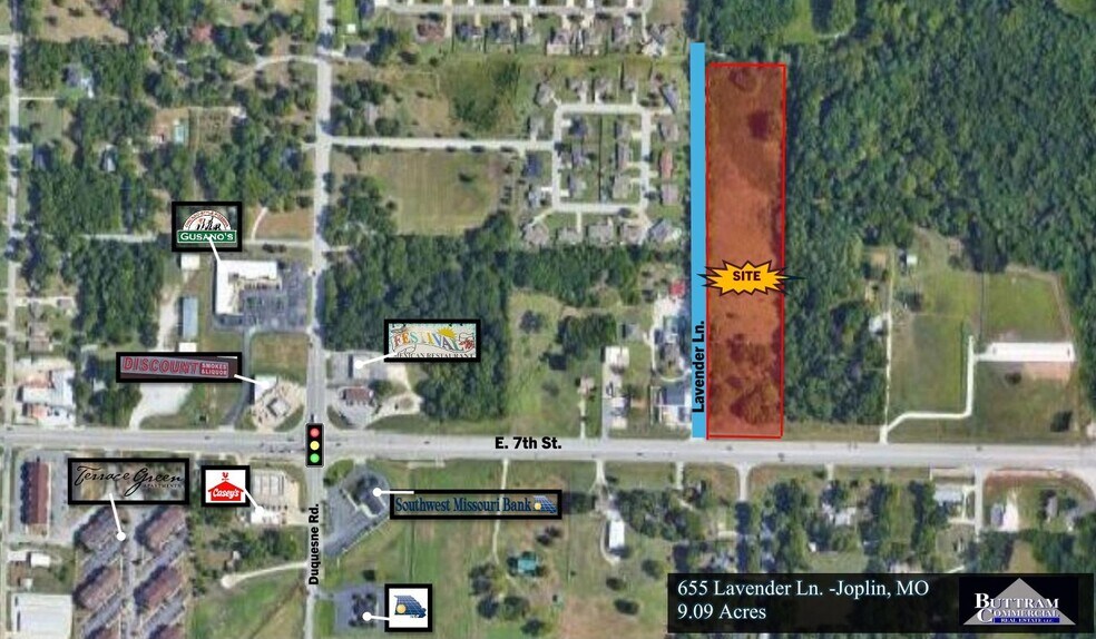 Primary Photo Of 655 Lavender Ln, Joplin Land For Sale