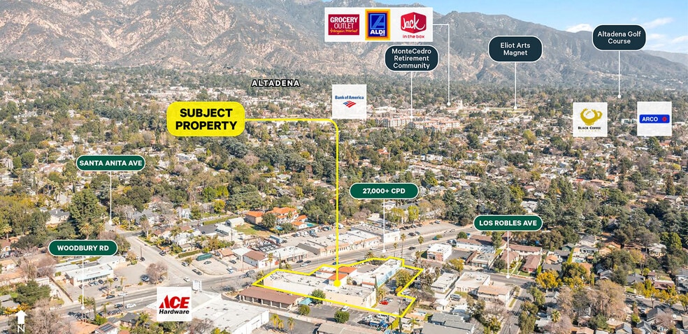 More Photos Of 2057-2061 N Los Robles Ave, Pasadena General Retail For Lease