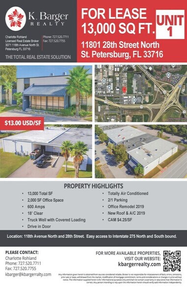 More Photos Of 11801 28th St N, Saint Petersburg Warehouse For Lease