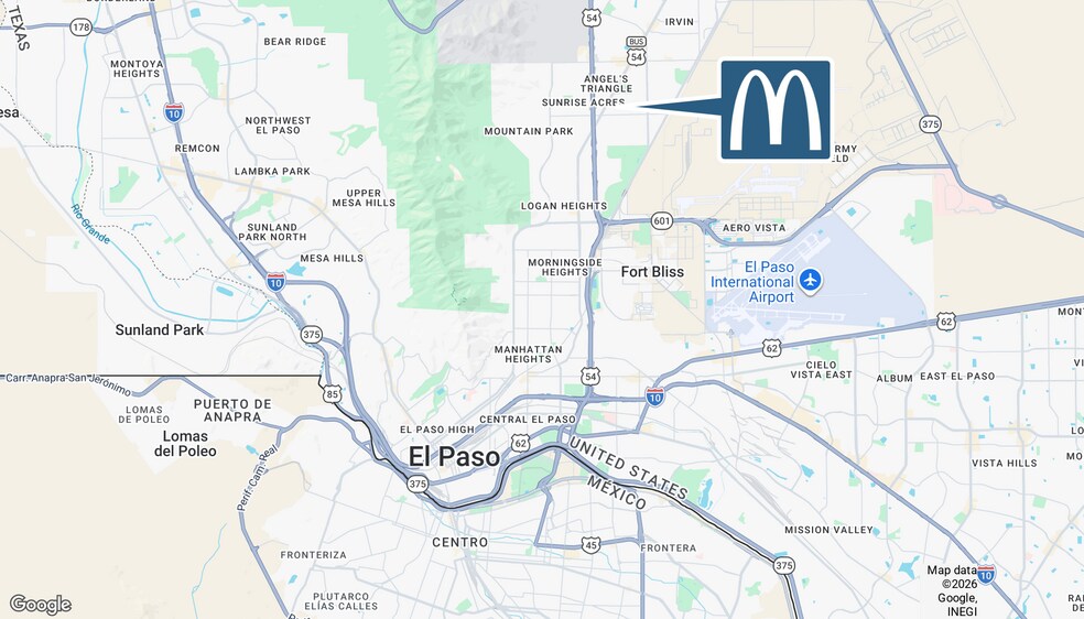 More Photos Of 8500 Dyer St, El Paso General Retail For Sale