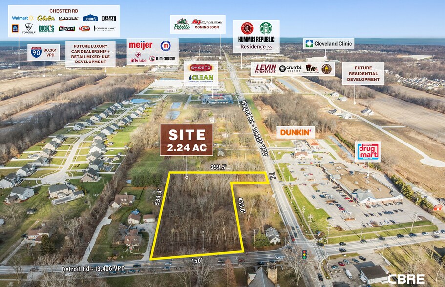 More Photos Of Detroit & Nagel Rd, Avon Land For Sale