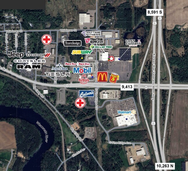 More Photos Of 3416-3438 E Main St, Merrill Storefront For Lease