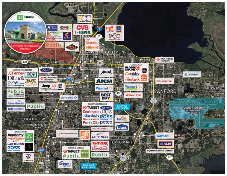 More Photos Of 83 Towne Center Blvd, Sanford Freestanding For Sale