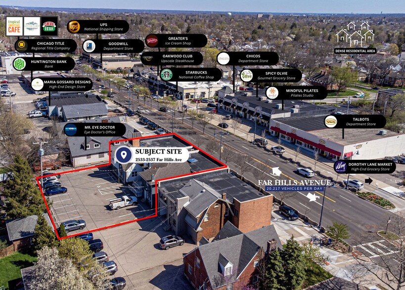 More Photos Of 2533-2537 Far Hills Ave, Oakwood Storefront Retail Office For Lease