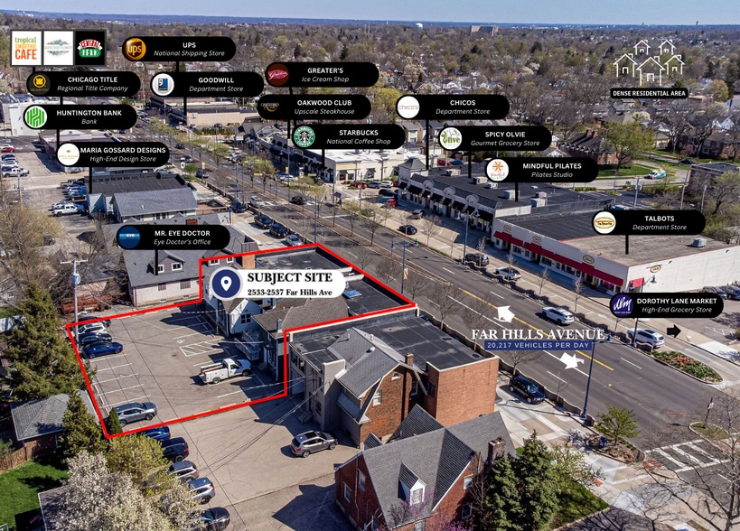 More Photos Of 2533-2537 Far Hills Ave, Oakwood Storefront Retail Office For Lease