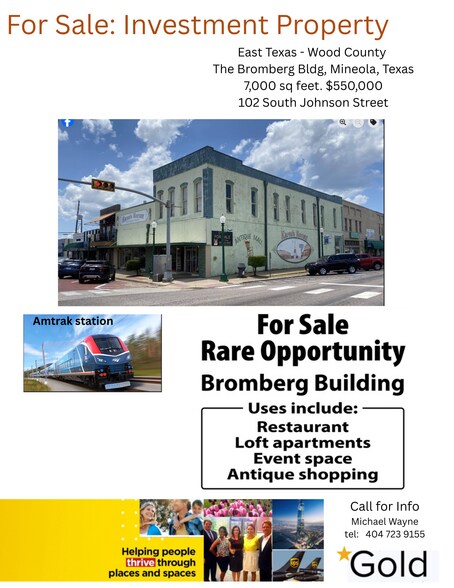 More Photos Of 102 S Johnson St, Mineola Freestanding For Lease