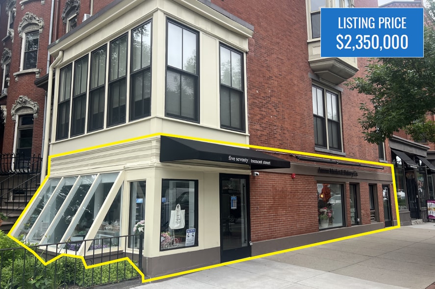 Primary Photo Of 570-572 Tremont St, Boston Storefront Retail Residential For Sale