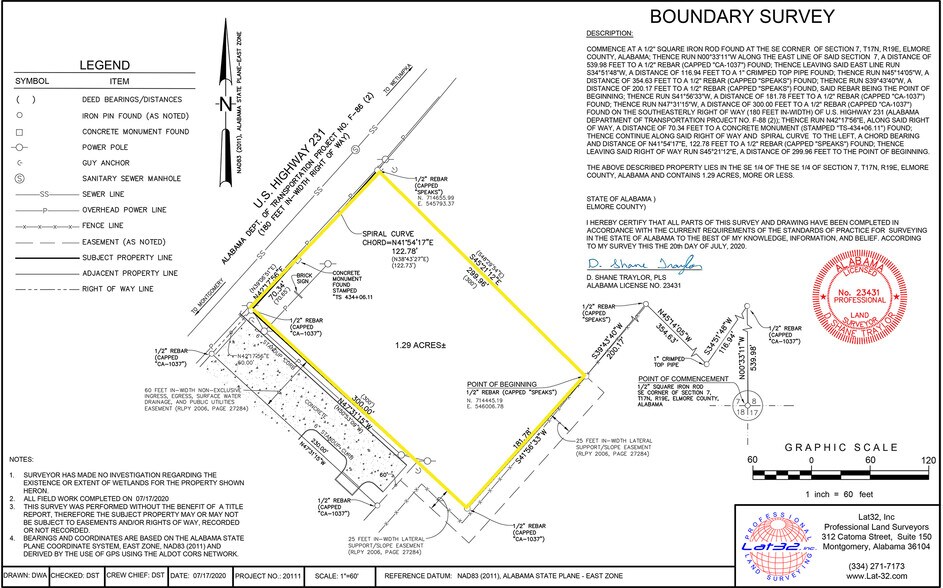 More Photos Of 938 US-231 Hwy, Wetumpka Land For Sale