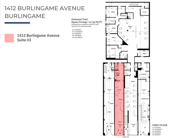 More Photos Of 1408-1414 Burlingame Ave, Burlingame Flex For Lease