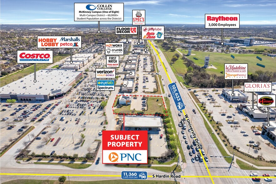 More Photos Of 3630 W University Dr, McKinney Bank For Sale