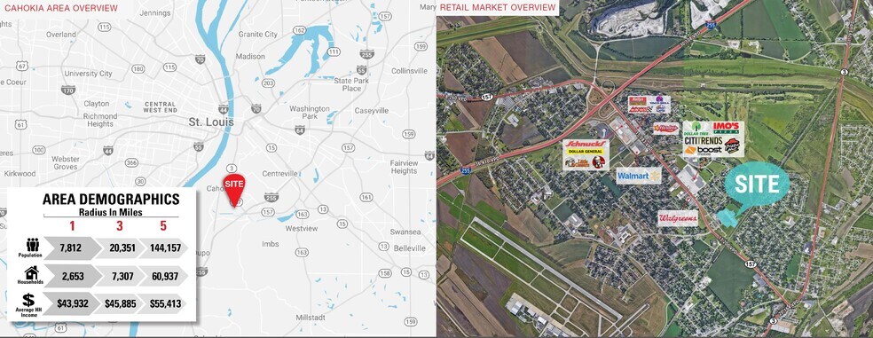 More Photos Of 1002-1100 Camp Jackson Rd, Cahokia General Retail For Sale