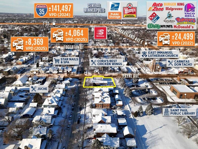 Primary Photo Of 1146 Payne Ave, Saint Paul Convenience Store For Sale