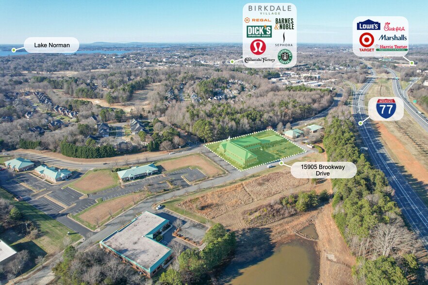 More Photos Of 15905 Brookway Dr, Huntersville Office For Lease