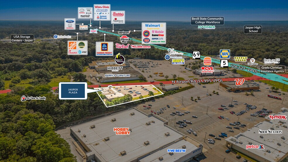 More Photos Of 200 N Airport Rd, Jasper Storefront For Sale