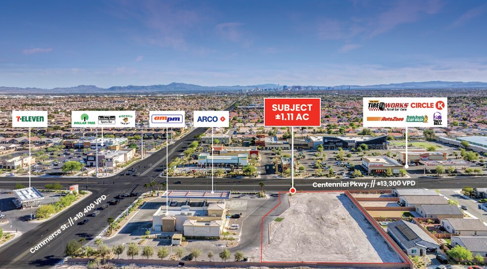 More Photos Of NW Corner Centennial & Commerce, North Las Vegas Land For Sale