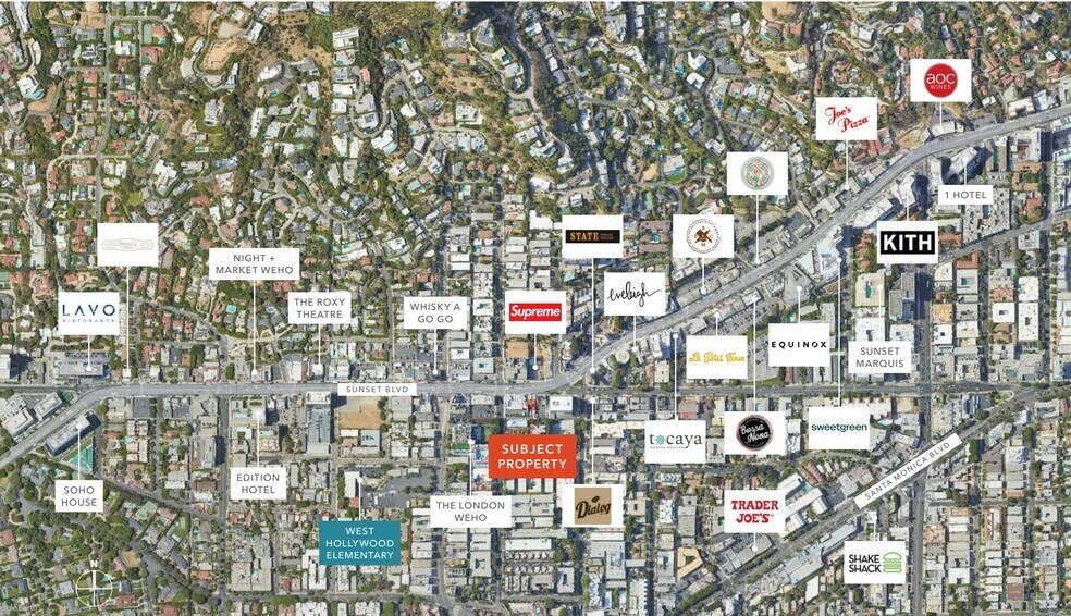 More Photos Of 8826 W Sunset Blvd, West Hollywood Storefront Retail Residential For Sale