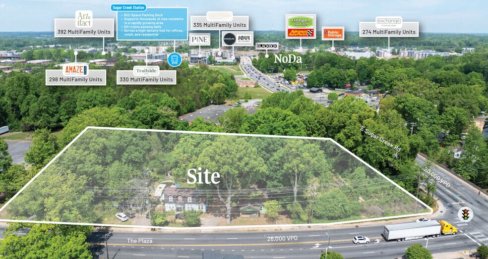 Primary Photo Of 3921-3945 The Plaza, Charlotte Land For Lease