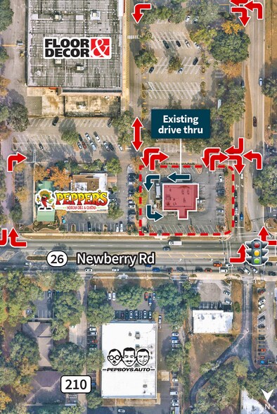 More Photos Of 7700 W Newberry Rd, Gainesville Restaurant For Lease