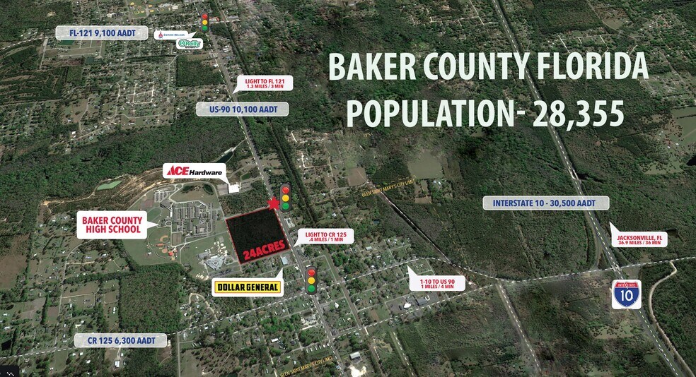 More Photos Of 0 US Highway 90, Glen St Mary Land For Sale