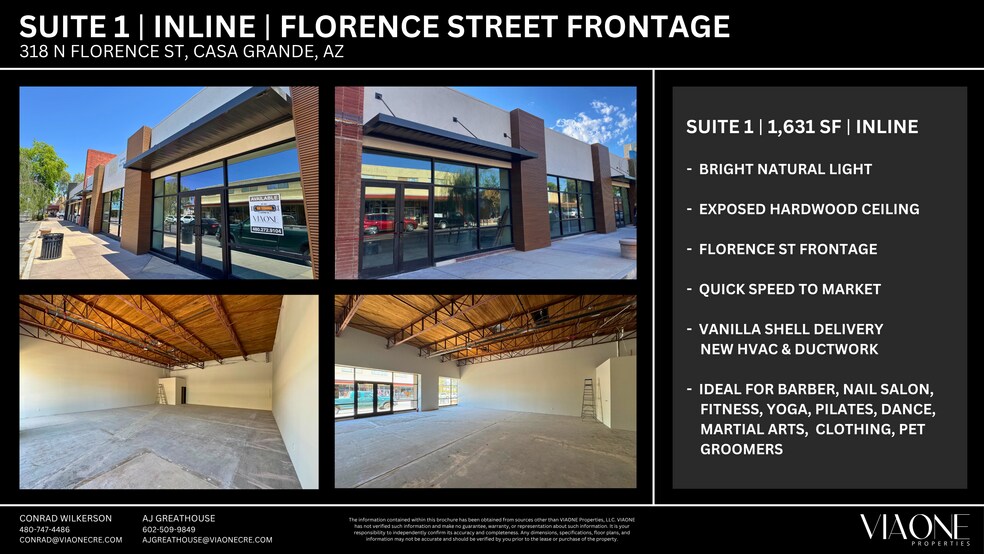 More Photos Of 318 N Florence St, Casa Grande Storefront For Lease