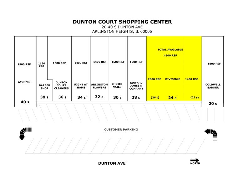 More Photos Of 20-40 S Dunton Ave, Arlington Heights Unknown For Lease