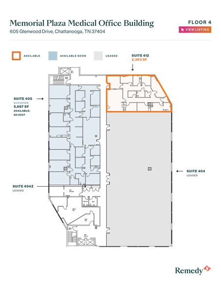 More Photos Of 605 Glenwood Ave, Chattanooga Medical For Lease