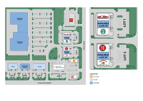 More Photos Of NWC FM 495 & Conway, Mission General Retail For Lease