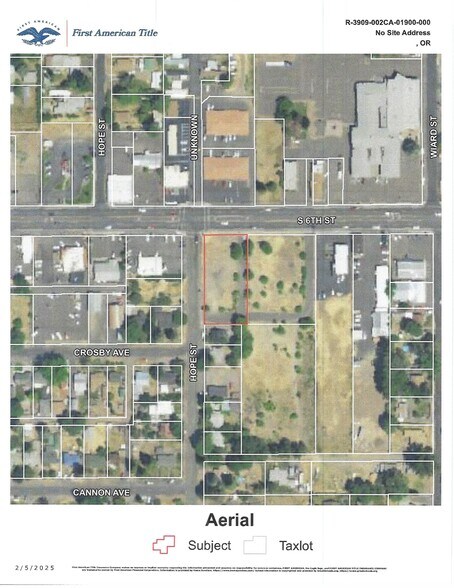 More Photos Of 2315 Hope st, Klamath Falls Land For Sale
