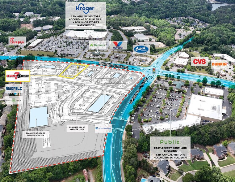 More Photos Of Bethelview Rd and Castleberry Hwy, Cumming General Retail For Sale