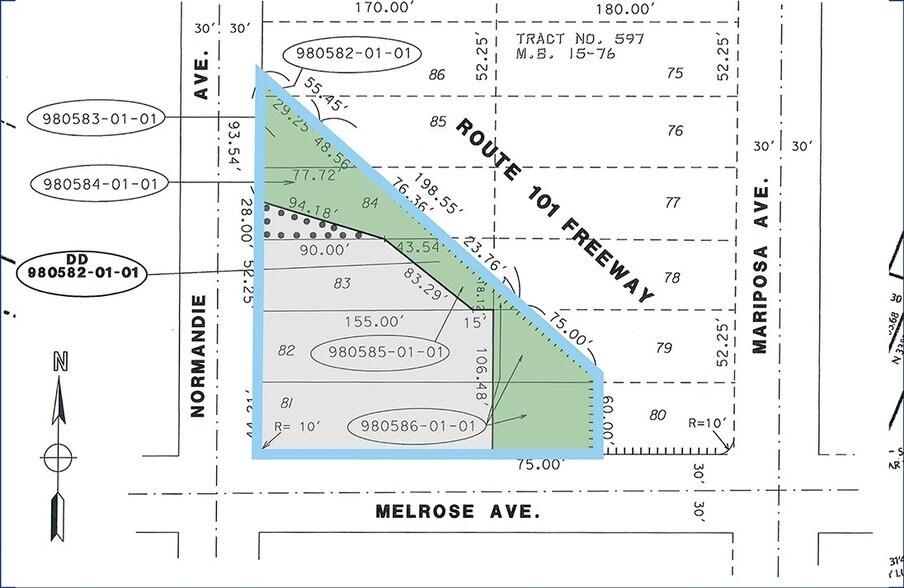 More Photos Of 4583 Melrose Ave, Los Angeles Land For Lease