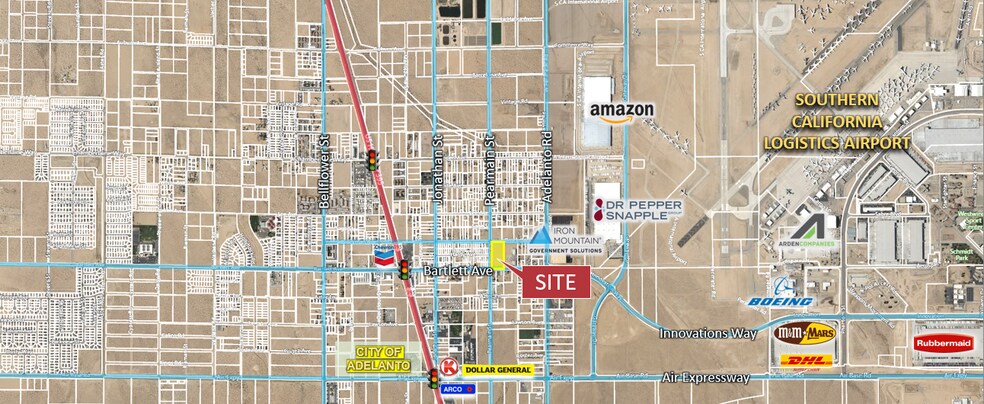 Primary Photo Of Bartlett Ave @ Pearmain, Adelanto Land For Sale